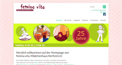 Desktop Screenshot of feminavita.de
