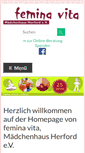 Mobile Screenshot of feminavita.de